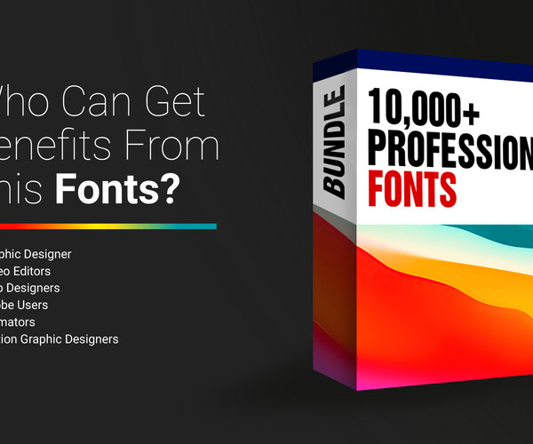 ArtStation - 10,000+ Professional Fonts | Artworks