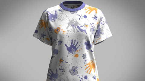 Ladies Printed T-Shirt