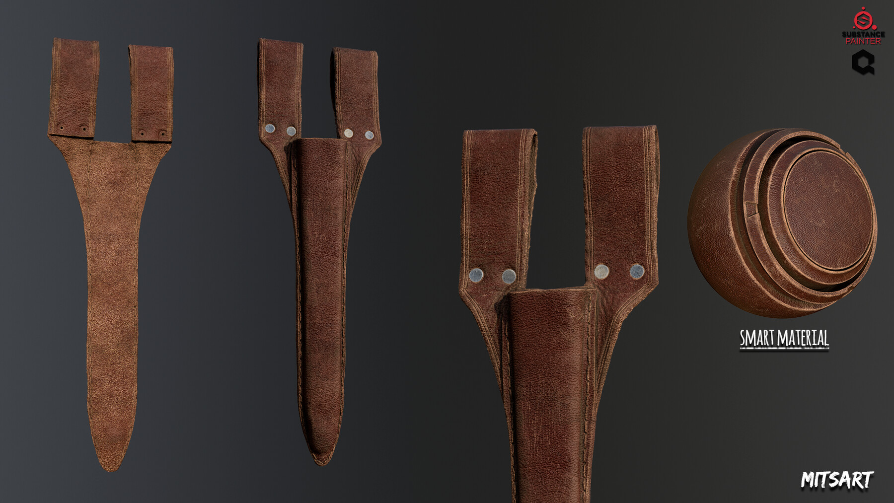 ArtStation - Old Leather | Resources