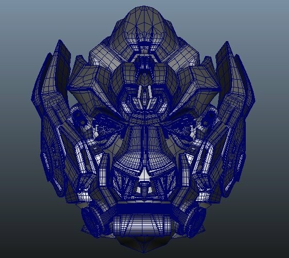 ArtStation Ironhide Head Transformers Resources