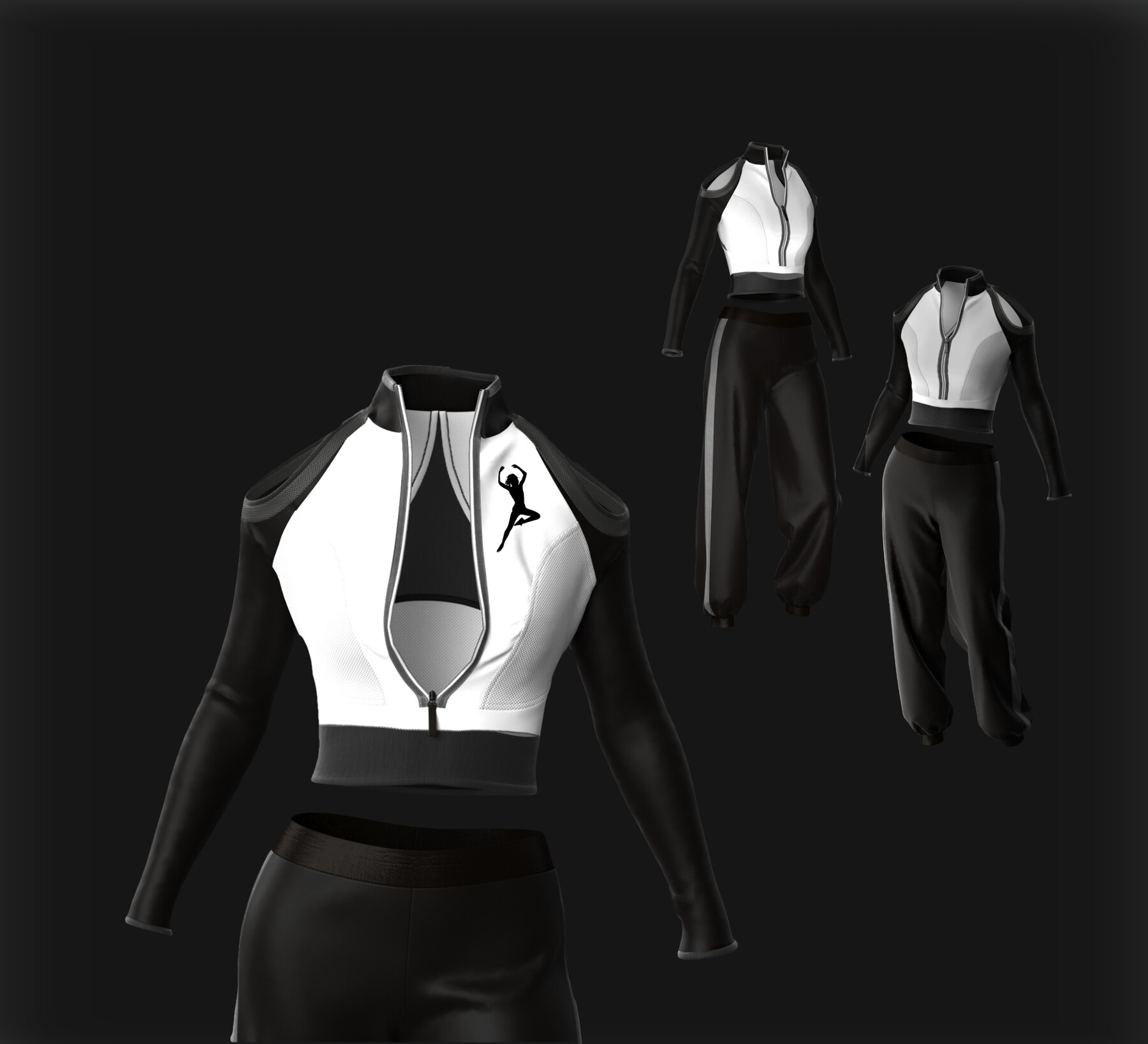 ArtStation - CLO 3D women sports outfit | Resources
