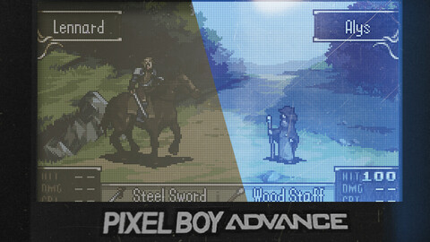 Pixel Boy! Advanced LCD Filters for Pixel Art in Photoshop