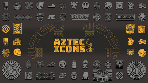 Aztec VECTOR ICONS Volume 3