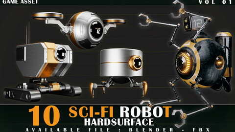 10 SCIFI ROBOT VOL 01