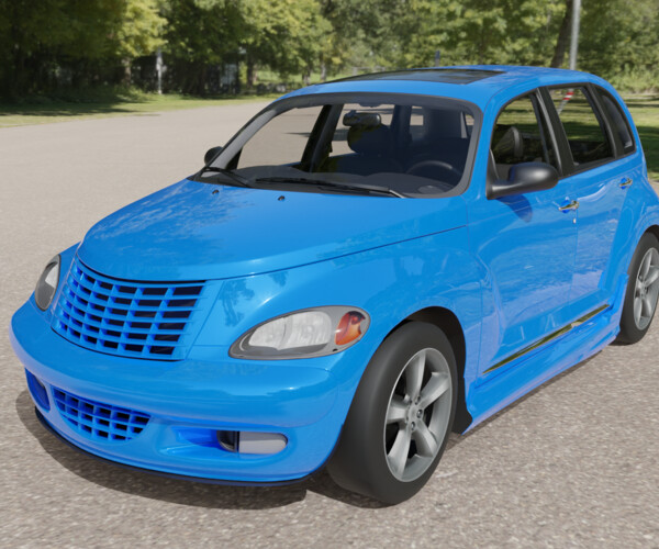 ArtStation Chrysler PT Cruiser GT with Engine Sounds Game Assets