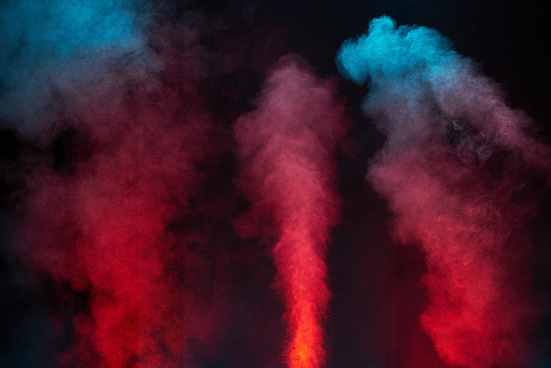 ArtStation 100 Magic dust explosion overlays, Colored powder