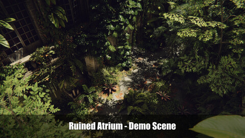 Ruined Atrium - Demo Scene (HDRP)