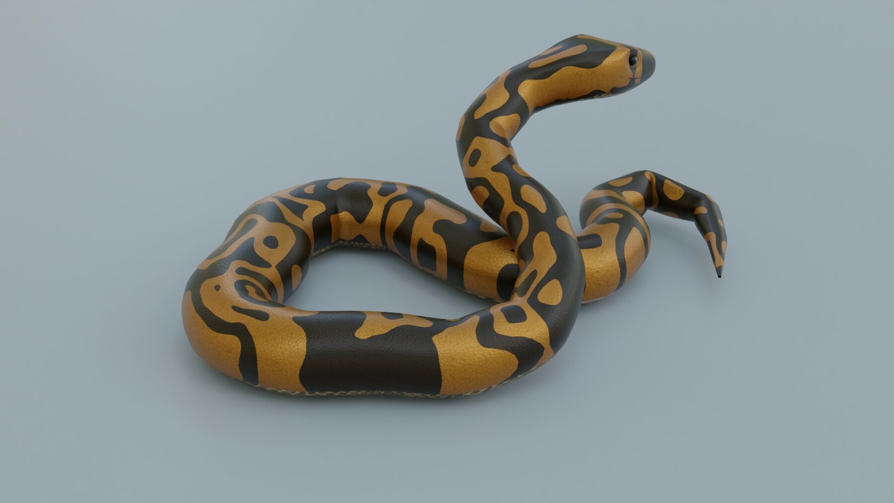 ArtStation - Python Snake - Rigged - Game Ready - PBR | Game Assets