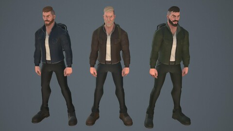 Game Ready Characters - Survivor01_Chiefman