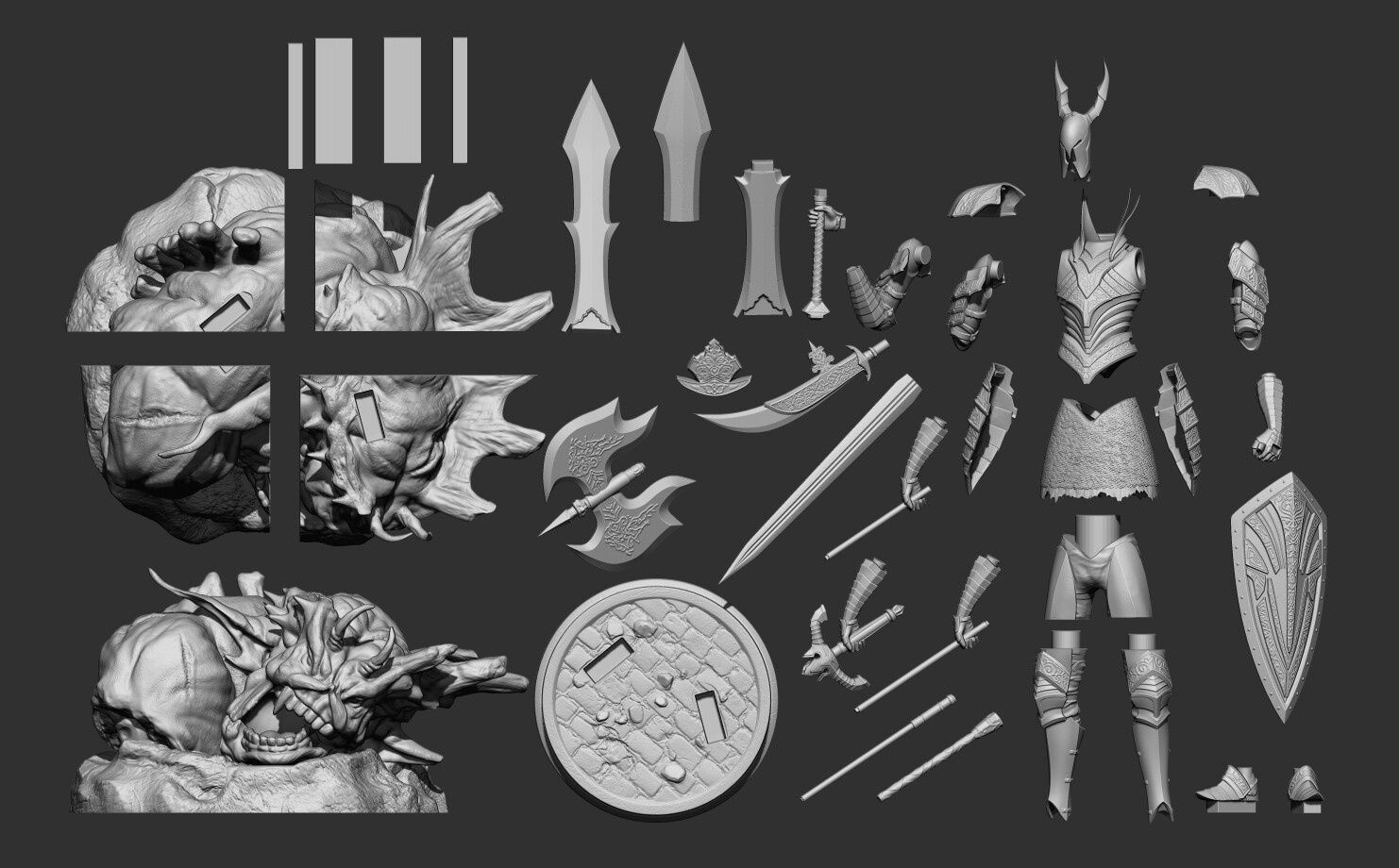 ArtStation - Black Knight - Dark Souls 3D Print | Resources