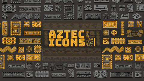 Aztec VECTOR ICONS Volume 5