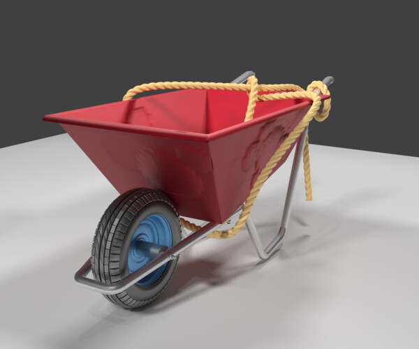 ArtStation Wheelbarrow Game Assets