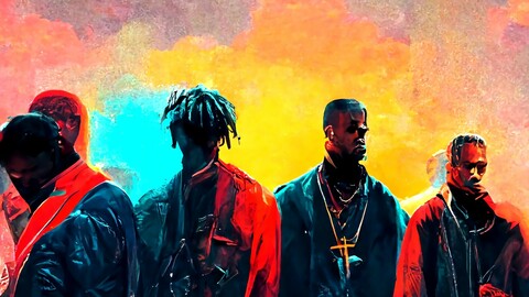 ArtStation - Kanye West, J.Cole, Kendrick Lamar, XXXtentacion | Artworks