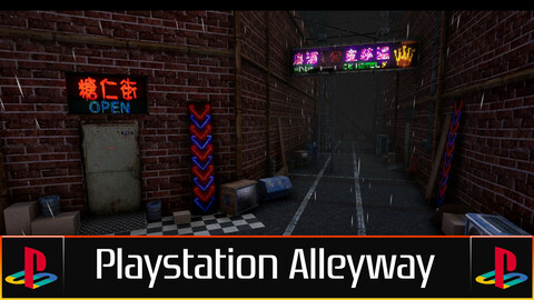 PlayStation 1 Style - Alleyway Pack
