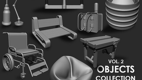 Objects Collection IMM Brush Pack (10 in One) Vol. 2