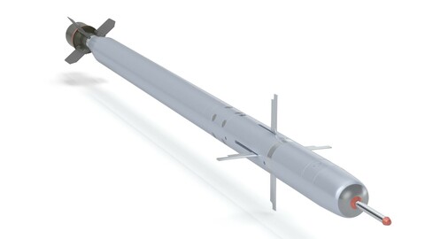 Missile Igla SA 18, Anti-Aircraft Missile 3D Model