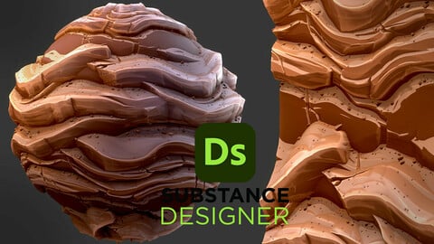 Stylized Desert Rock - Substance 3D Designer