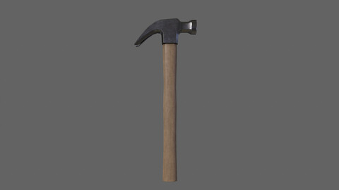PBR Claw Hammer Wood1