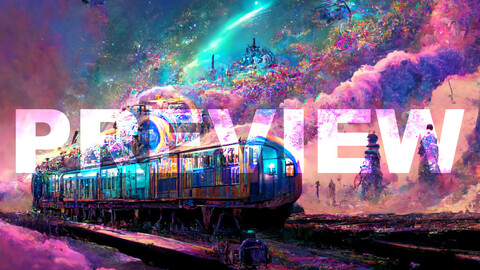 Psychedelic train