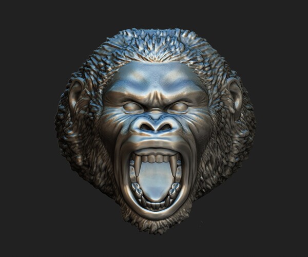 ArtStation - Gorilla ring 220913 3D print model | Resources