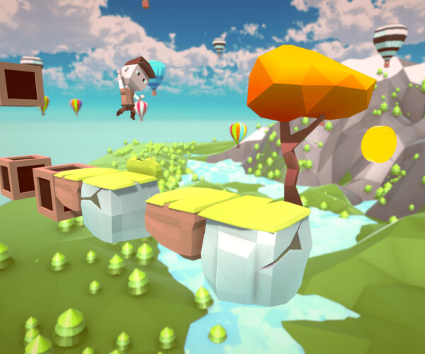 ArtStation - 3D Platformer Game Kit for Unity - Low Poly | Game Assets