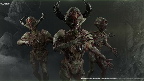 Insektoid Monster 03 - Game Assets + Extra