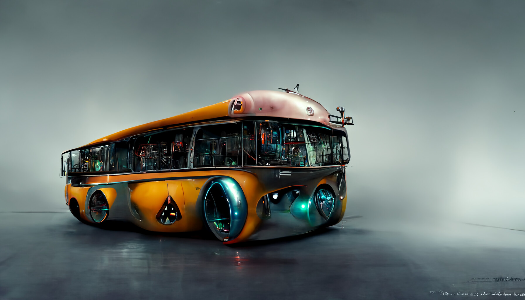 ArtStation - Cyberpunk bus | Artworks