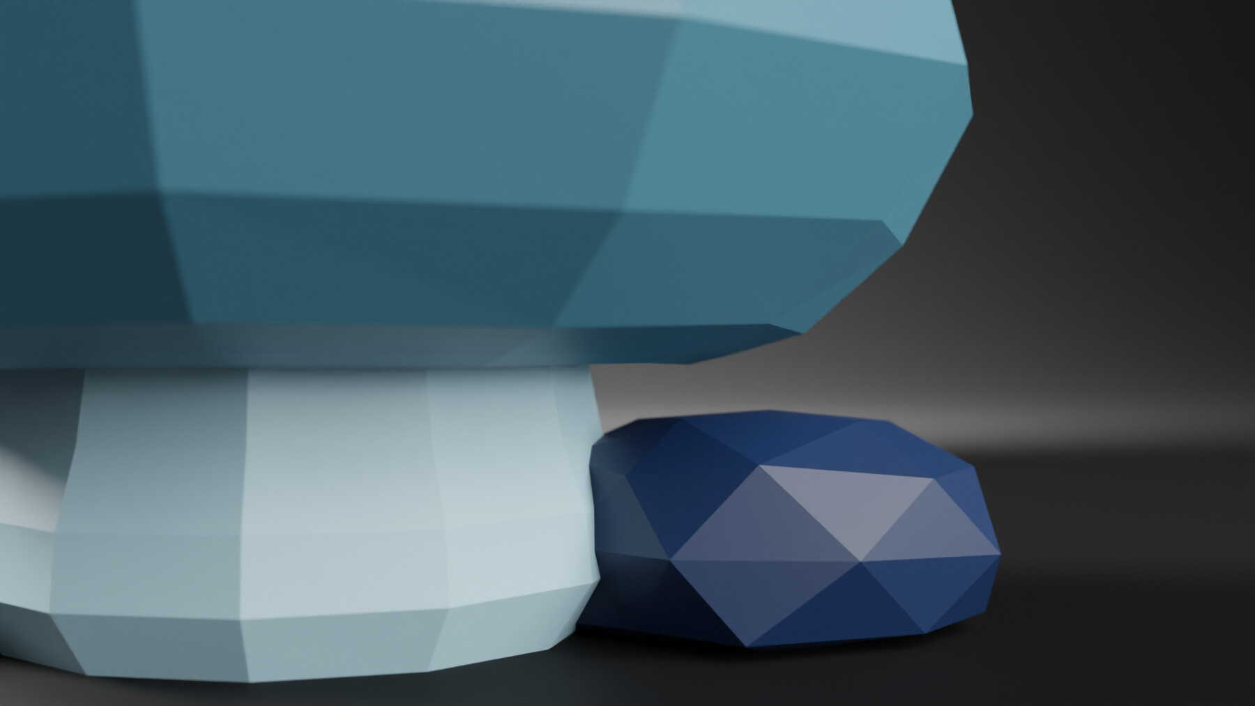 Artstation Blue Goomba Super Mario Bros Low Poly 3d Model Game Assets