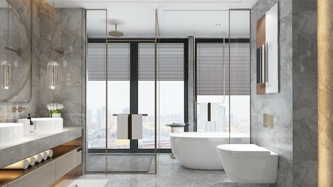 Modern Bathroom - 035