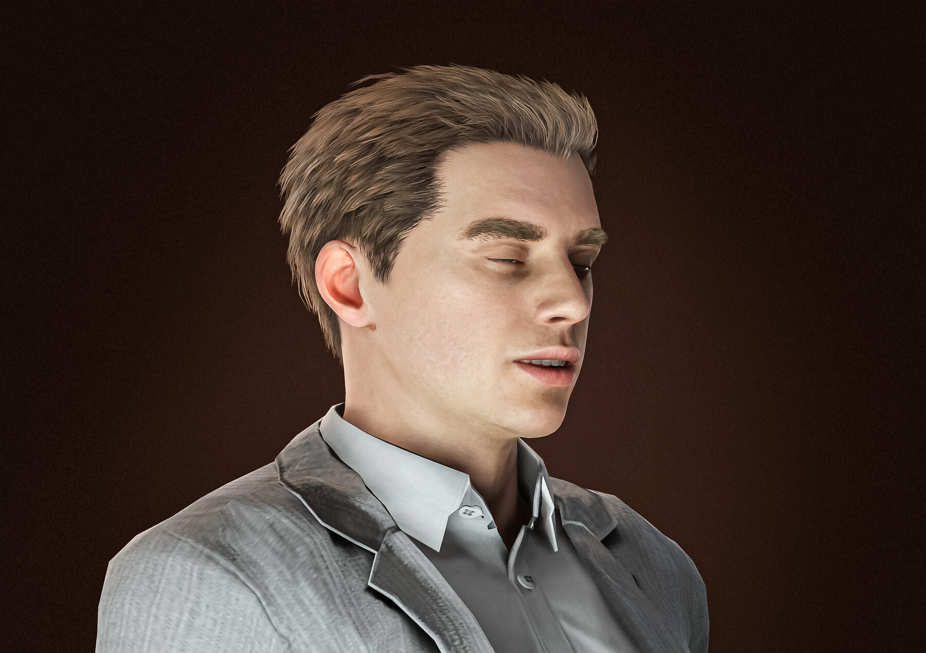 ArtStation - High Quality Realistic CatWoman Character Man in Grey Suit ...