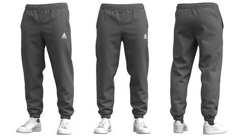 Sport Pants (Marvelous Designer / Clo 3D project+OBJ)