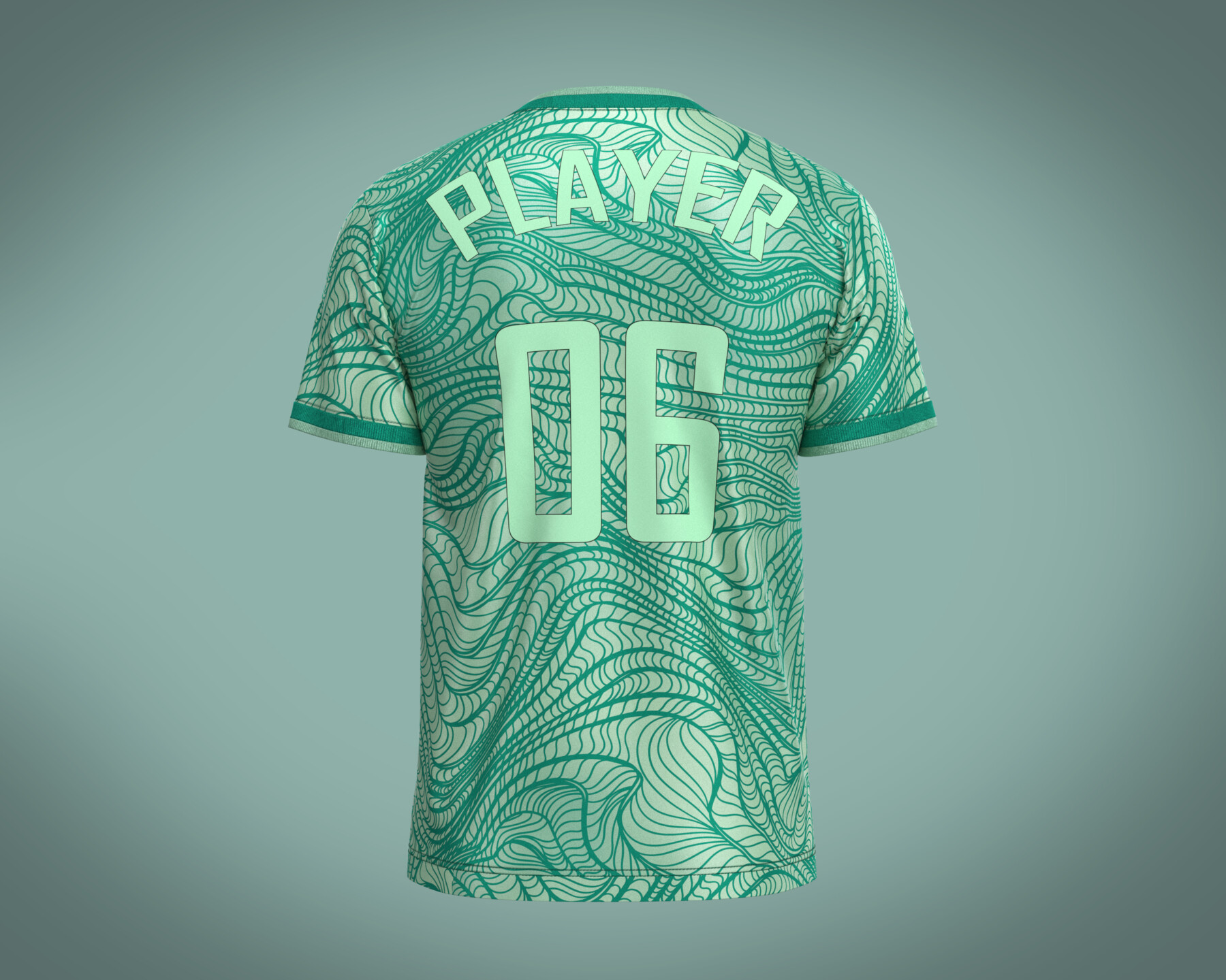 ArtStation - Soccer Green Jersey Player-06 | Resources