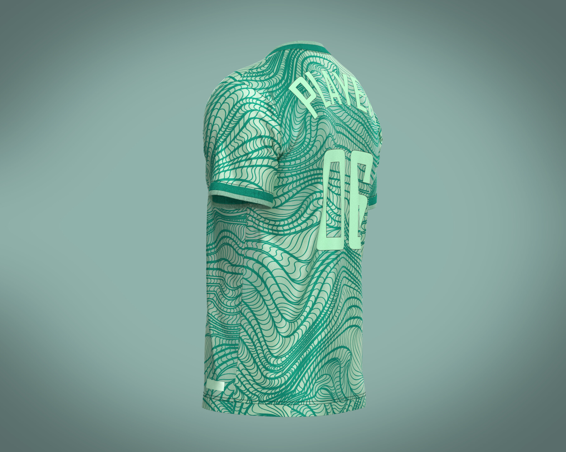 volt green soccer jersey