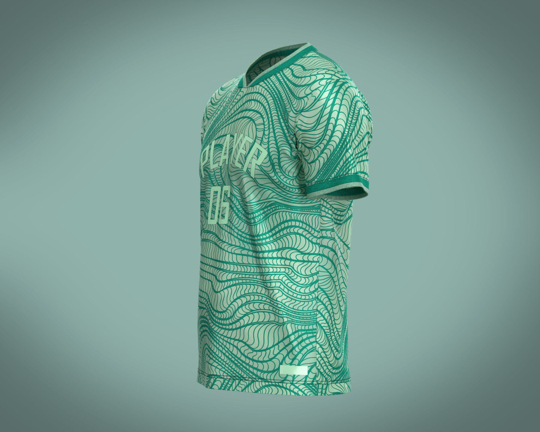 ArtStation - Soccer Green Jersey Player-06 | Resources