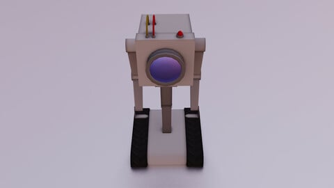 ROBOT GAME READY LOW POLY