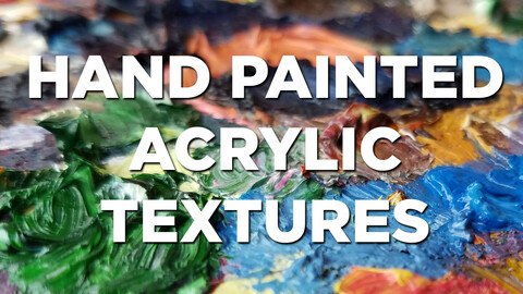 Hand painted acrylic textures