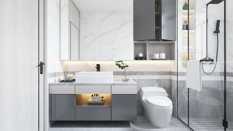 Modern Bathroom - 088