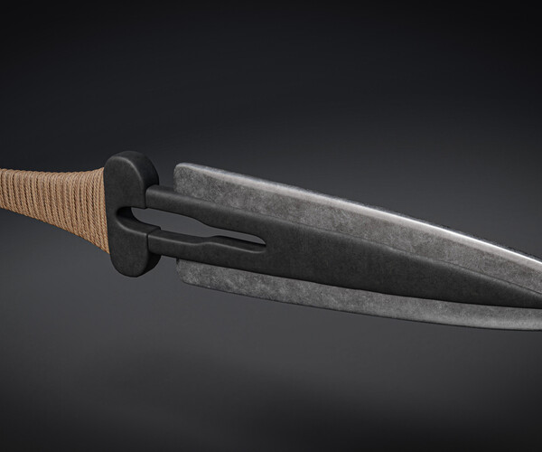 ArtStation Mandalorian Throwing Knife Game Assets
