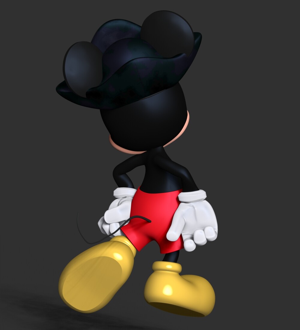 ArtStation - Baseball Mickey