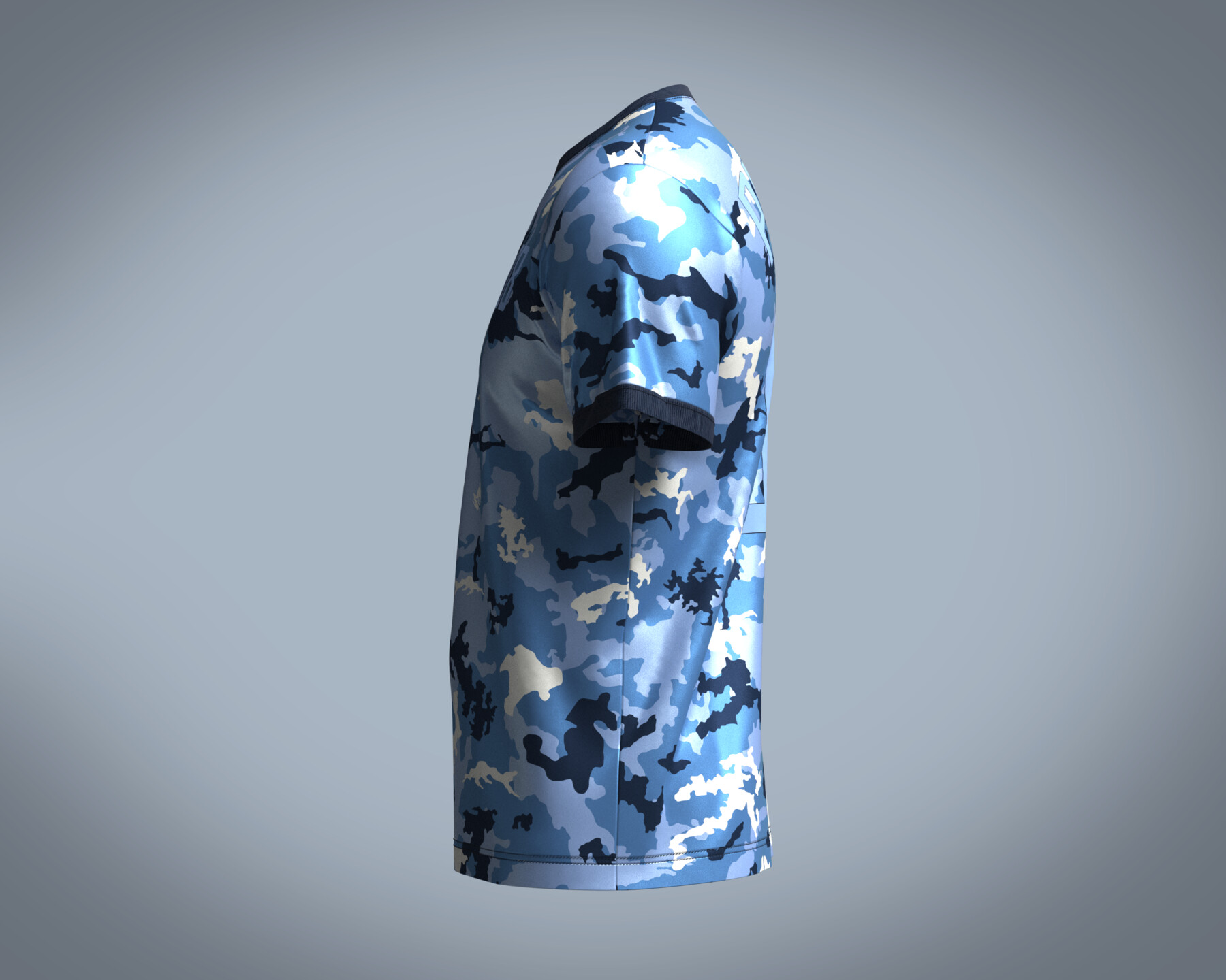 ArtStation - Soccer Camo Jersey Player-08