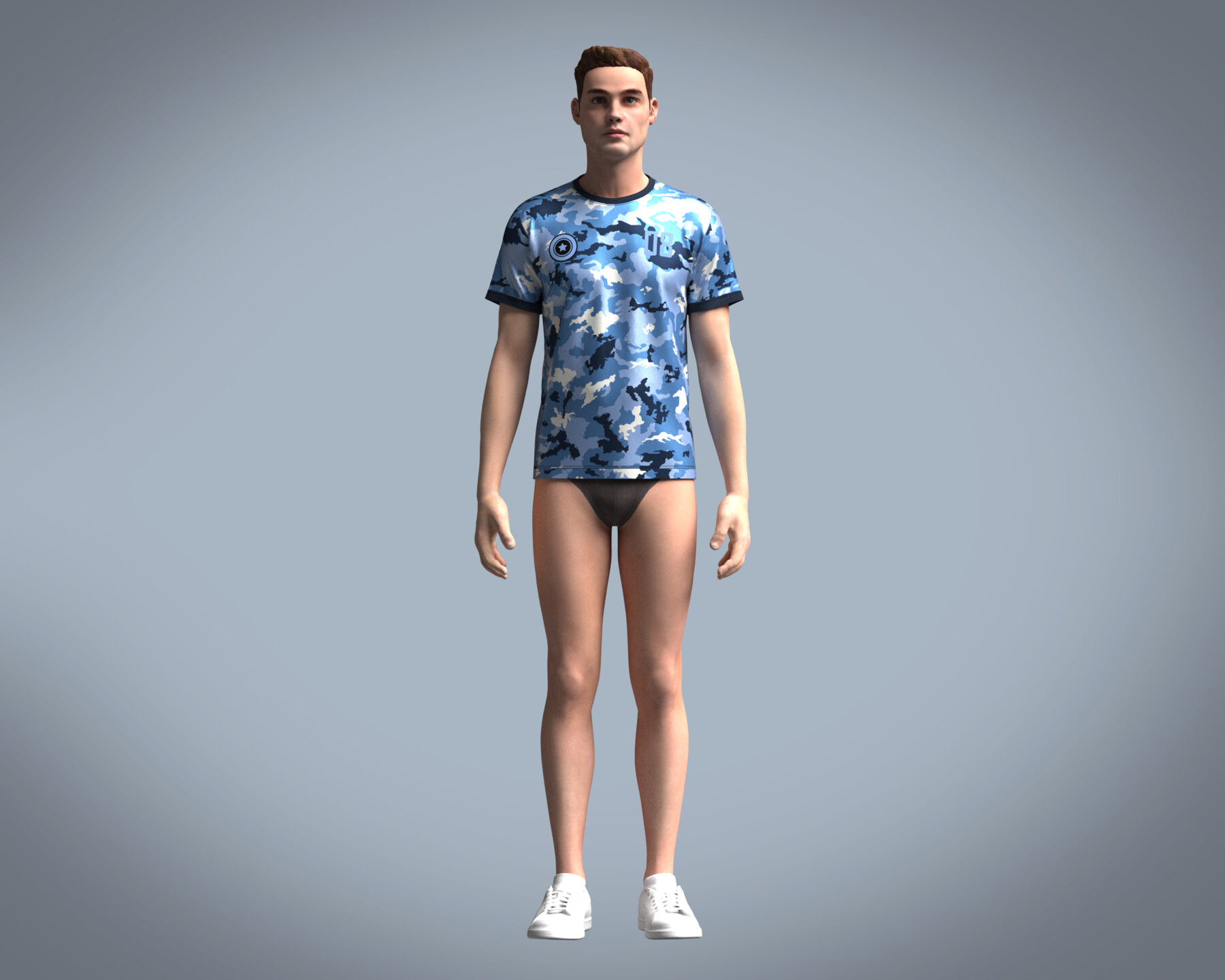 ArtStation - Soccer Camo Jersey Player-08