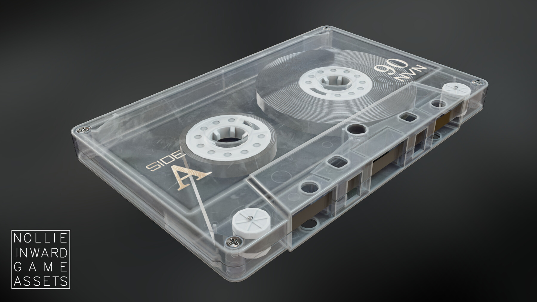 ArtStation - Cassette Tape Transparent White