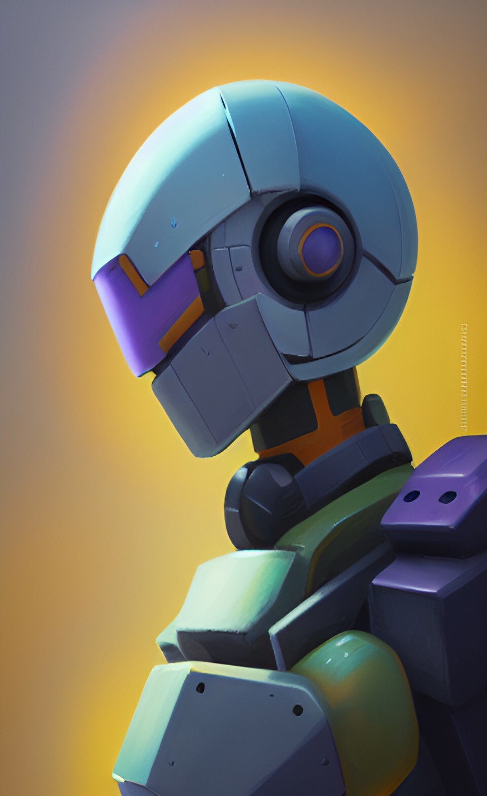 Artstation - Bastion Friendly Watchbot 10k Jpg Collection Game Avatar 