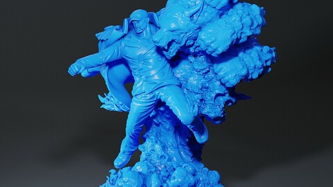Akainu Sakazuki Onepiece Action Figure 3D Print Ready