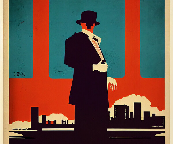 ArtStation American gangster poster, 2 Artworks