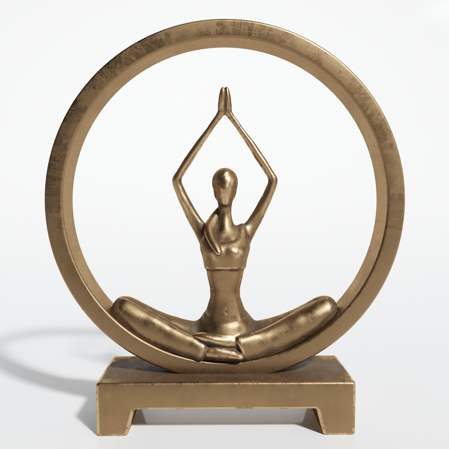 ArtStation yoga woman statue 02 Resources