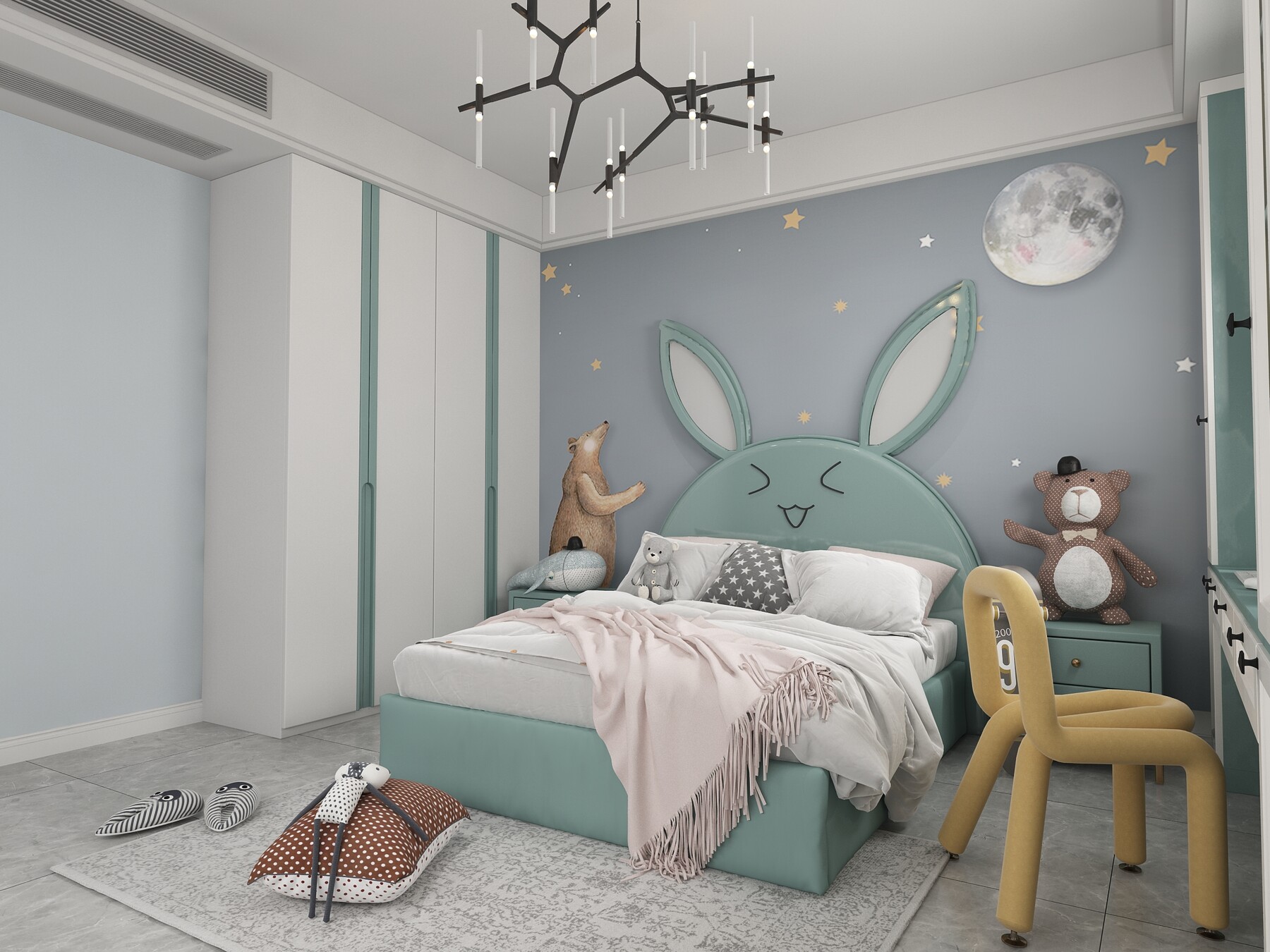 ArtStation - Kids Bedroom - Children Bedroom - 043 | Resources