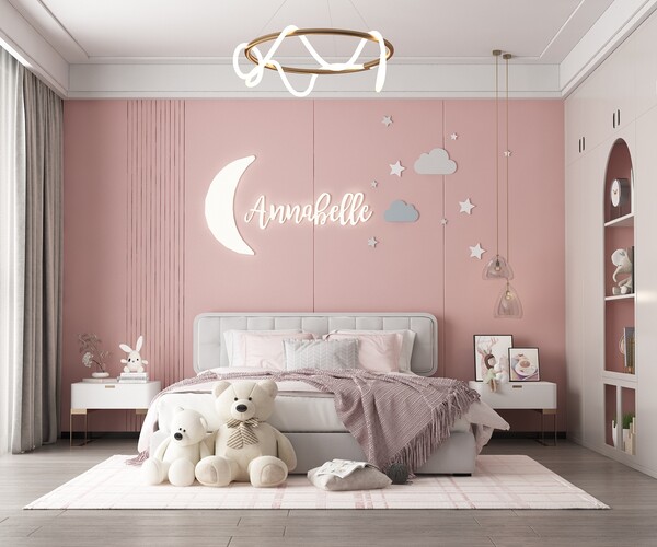 ArtStation - Kids Bedroom - Children Bedroom - 053 | Resources