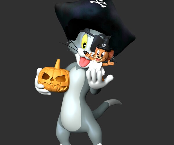 ArtStation - Tom - Jerry With Halloween | Resources