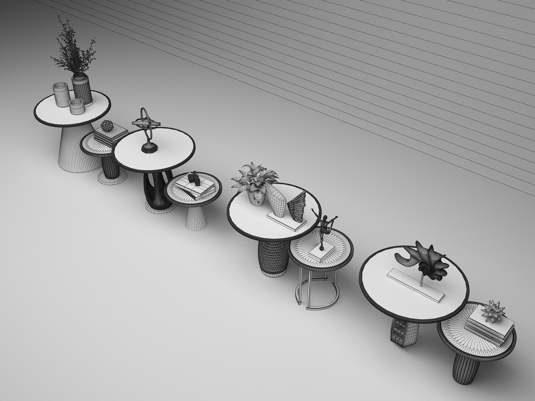 ArtStation Coffee Table Waiting Table 011 Resources